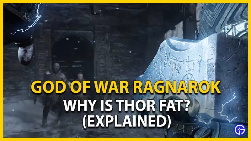 Почему Тор толстый в God Of War Ragnarok? (ответил)