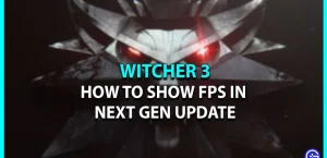 Как показать счетчик FPS в обновлении Witcher 3 Next Gen