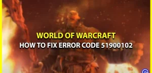 Как удалить код ошибки 51900102 в WoW