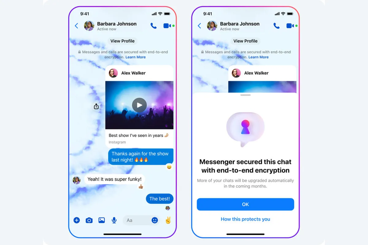 Facebook Messenger: больше возможностей с зашифрованными разговорами