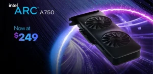 Intel снижает цену графического процессора Arc A750, хвастаясь оптимизацией драйверов