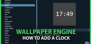 Wallpaper Engine: как легко добавить часы