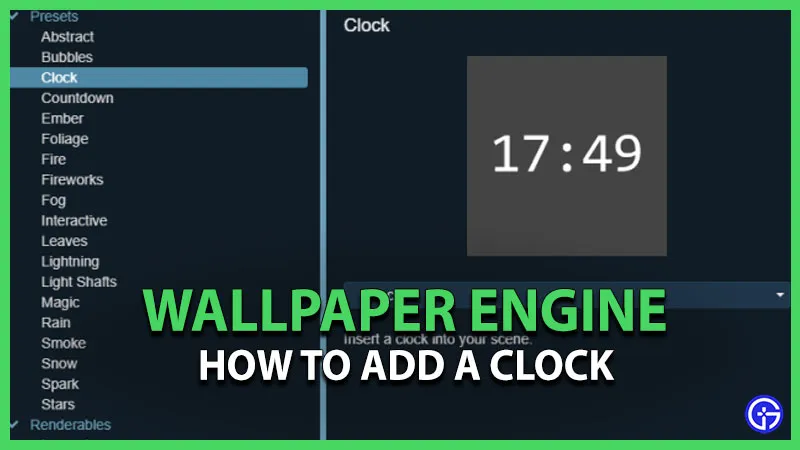 Wallpaper Engine: как легко добавить часы