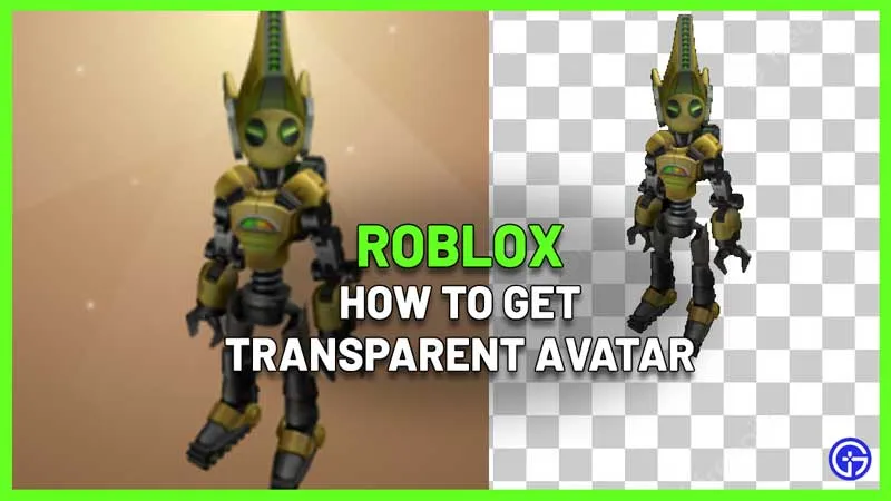 Как получить прозрачный аватар Roblox (изображение PNG)
