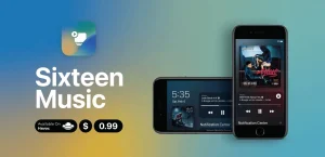 SixteenMusic добавляет настраиваемый пользовательский интерфейс экрана блокировки в стиле iOS 16 для телефонов с джейлбрейком iOS 14 и 15.