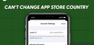 Fix Не удается изменить страну / регион App Store на iPhone и iPad