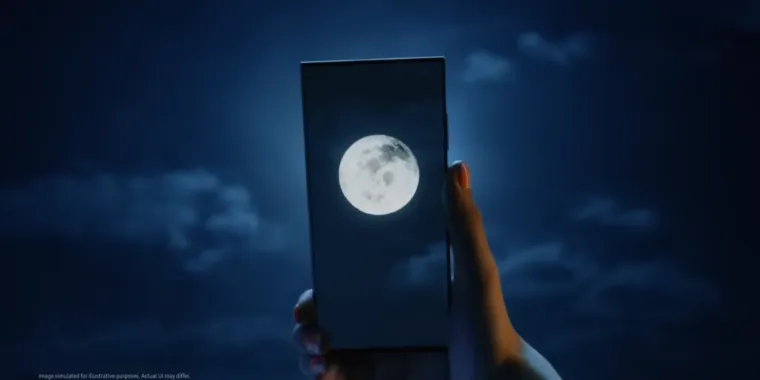 Samsung заявляет, что добавляет поддельные детали к фотографиям Луны с помощью «эталонных» фотографий