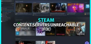 «Серверы контента недоступны» Steam (исправление)