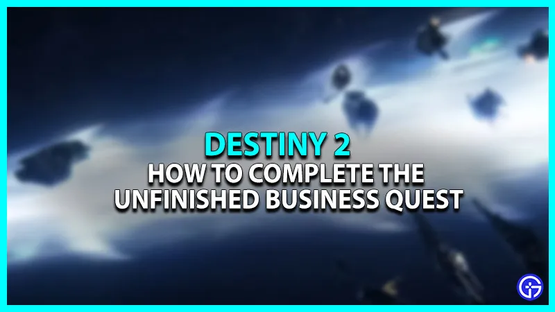 Прохождение незавершенного бизнес-квеста Destiny 2