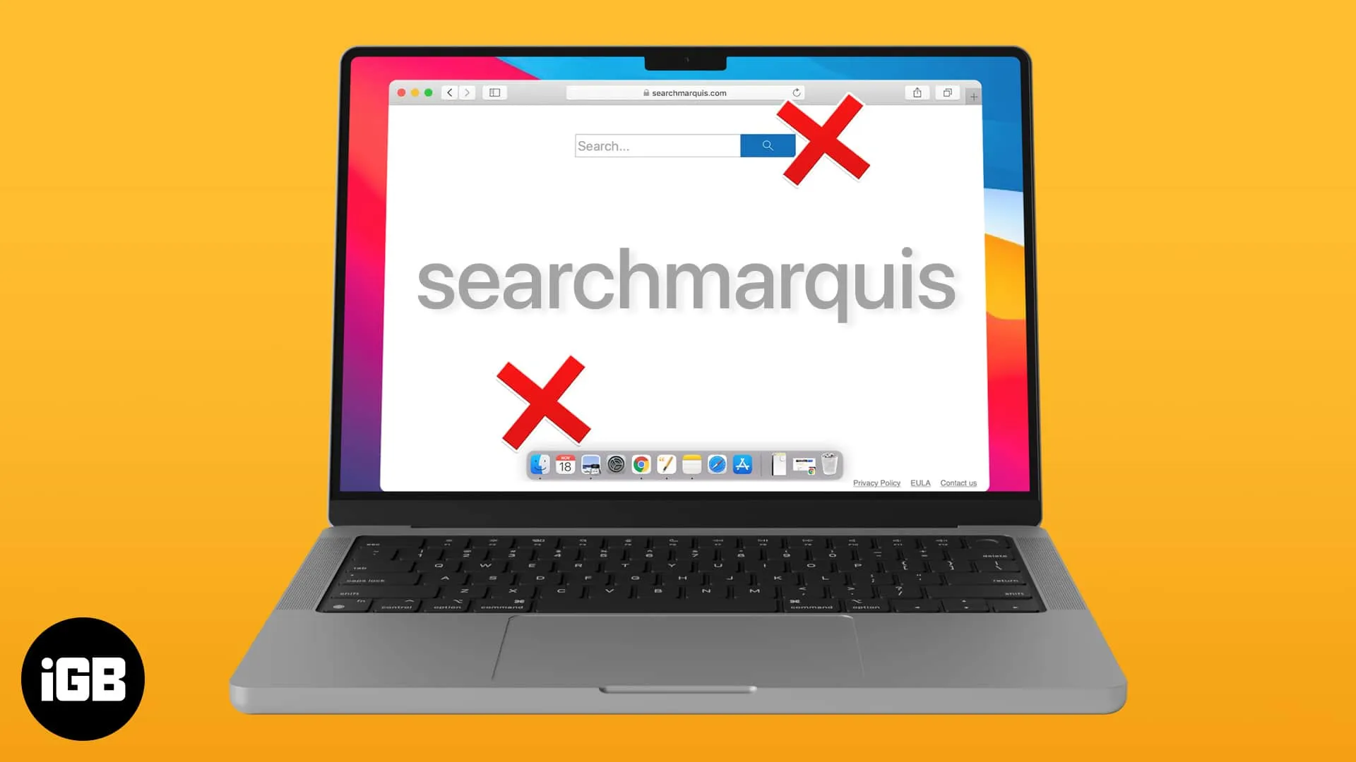 Как удалить Search Marquis с Mac (2023)