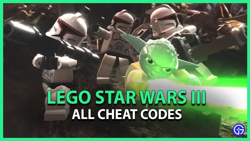 Все чит-коды LEGO Star Wars 3 (март 2023 г.)