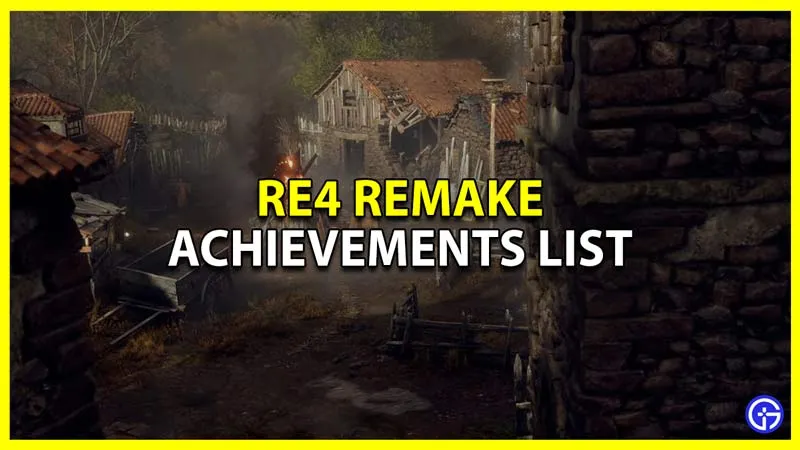 Список всех просочившихся достижений для RE4 Remake