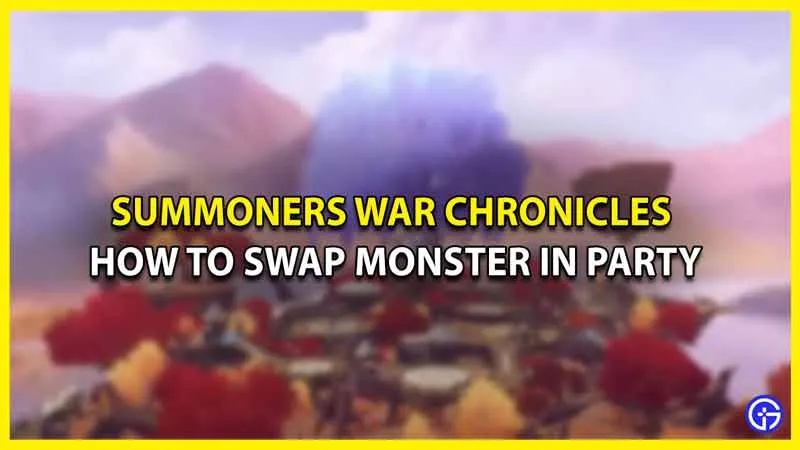 Как поменять местами монстров в группе в Summoners War Chronicles