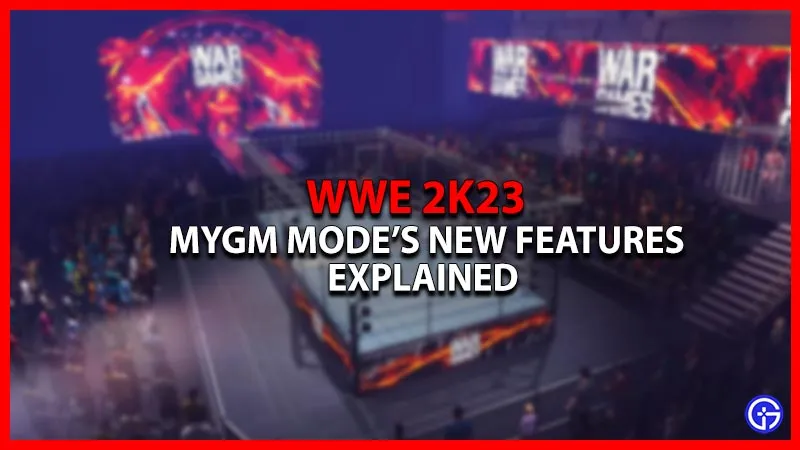 Объяснение новых функций режима WWE 2K23 MyGM
