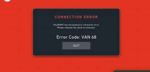 Как исправить код ошибки Valorant Van 68