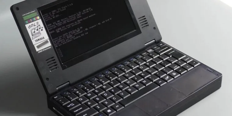 A new laptop that has an 8088 Processor and 640KB of RAM recreates the IBM PC from 1981