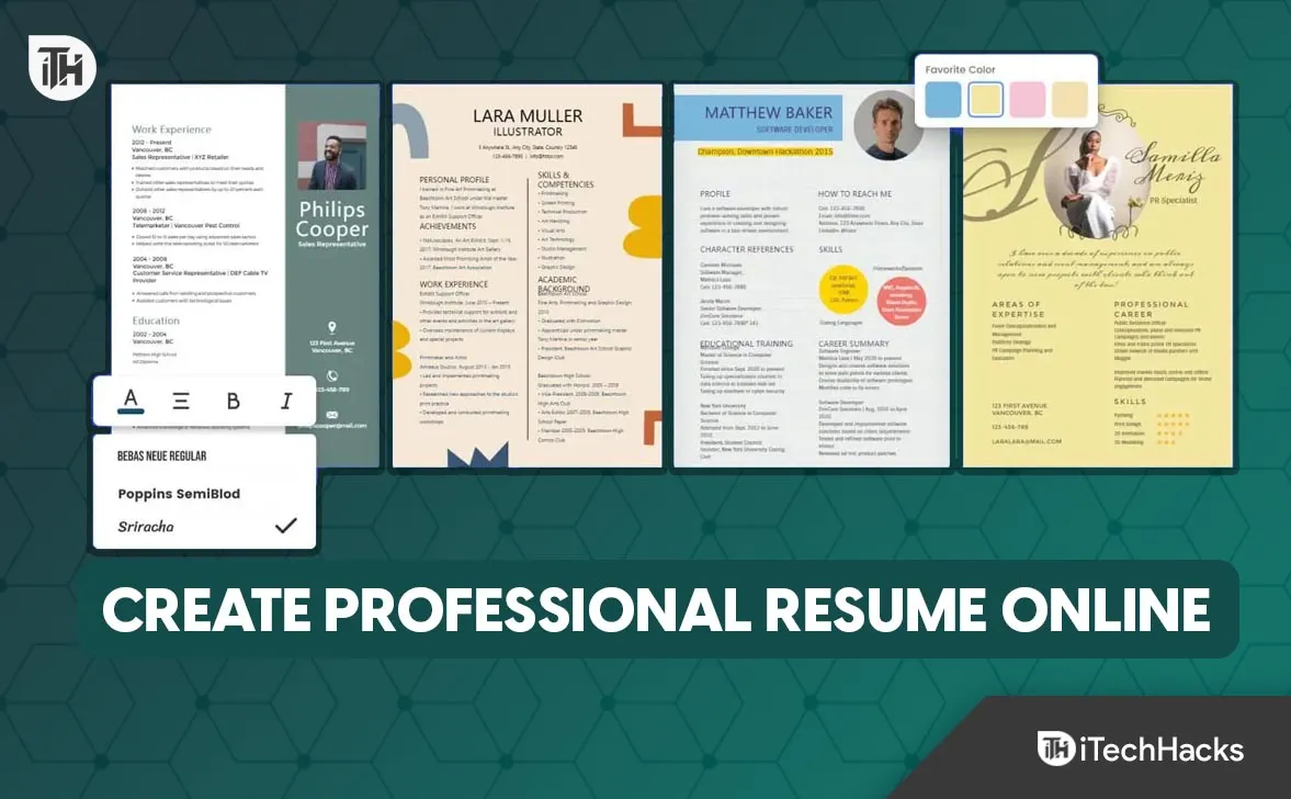 How to Make an Online Professional Resume