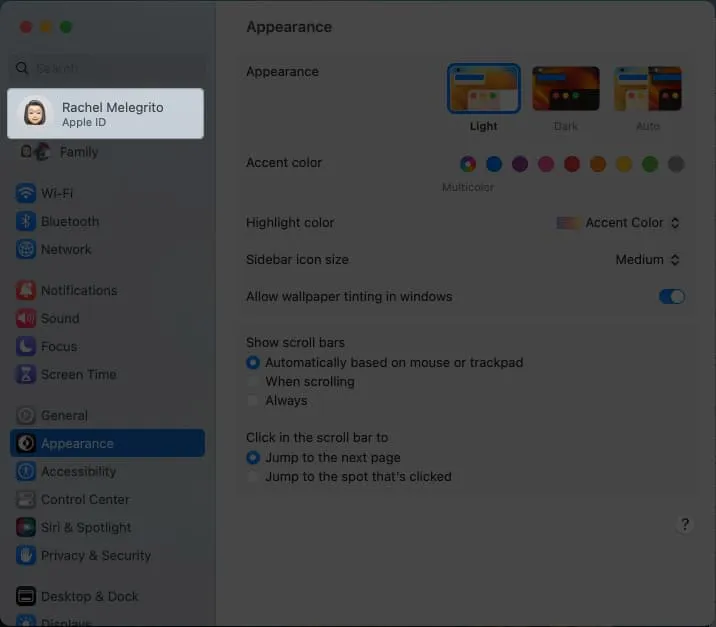 Certifique-se de que o ID da Apple conectado no seu Mac é o mesmo do seu iPhone