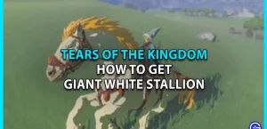 The Best Way To Obtain A Huge White Stallion In Tears Of The Kingdom