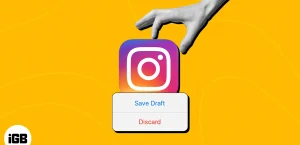 How to save Instagram videos and posts on an iPhone as drafts